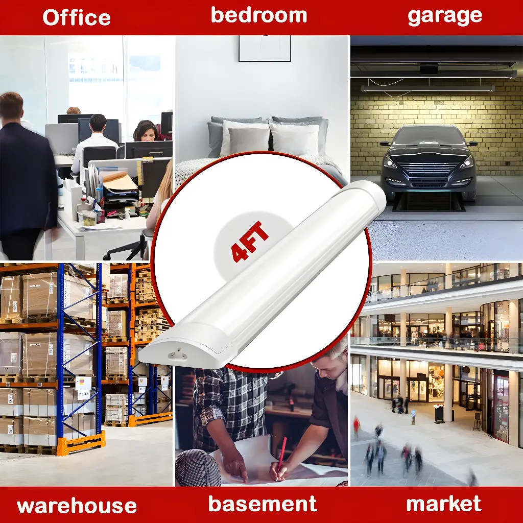 BRIGHTEX LED Batten (Tube) Light 4Ft - 50W Connectable 6500k | LED ...